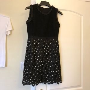 Beautiful black and white dot dress